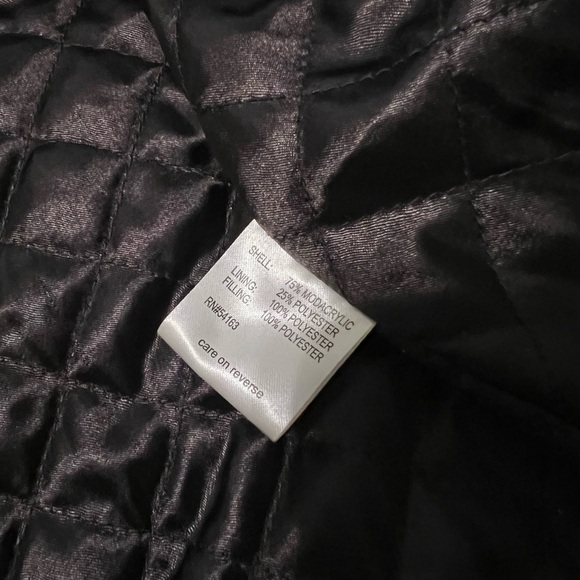 Calvin Klein M Cheetah Print Faux Fur Coat VTG - Picture 3 of 4